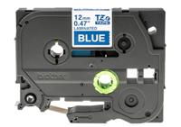 tze-535 Brother White on Blue Label Printer Tape, 8 m Length, 12 mm Width