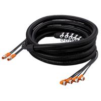 evc506 ifm electronic Male 4 way M12 to Female 4 way M12 Communication Cable, 5 m