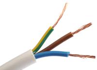 775-6139 RS PRO 3183Y 2.5 mm² 3 Core Power Cable, H05VV-F, White PVC, 100m