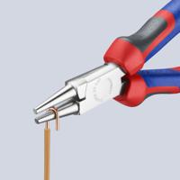 22-05-160 Knipex Round Nose Pliers, 160 mm Overall, Pointed, Straight Tip, 30mm Jaw