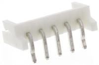 s5b-eh-lf-sn JST EH Series Right Angle Through Hole PCB Header, 5 Contact(s), 2.5 mm Pitch, 1 Row, Shrouded