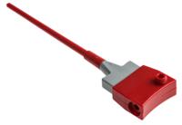 973053101 Hirschmann Test & Measurement Red Grabber Clip with Pincers, 4A, 60V dc, 4mm Socket