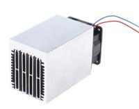 la-6-100-24-v Fischer Elektronik Heatsink, Universal Rectangular Alu with fan, 0.2K/W, 100 x 62 x 74mm