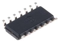 cd4001bm Texas Instruments CD4001BM, Quad 2-Input NOR Logic Gate, 14-Pin SOIC