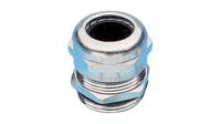 1609070001 Hummel PERFECT Series Nickel Nickel Plated Brass Cable Gland, PG7 Thread, 3mm min., 6.5mm max., IP68, IP69K