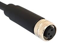 pxppvc08fbf05bcl010pvc Bulgin Female M8 to Unterminated Free End Sensor Actuator Cable