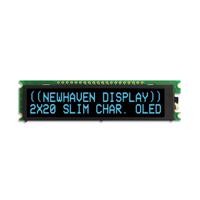 nhd-0220cw-ab3 NEWHAVEN DISPLAY INTERNATIONAL Blue OLED Display I2C, Parallel, SPI Interface