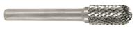 194-7980 RS PRO Ball Nosed Cylinder Burr for Deburring Aluminium, Plastic, Steel, 12mm Capacity, Tungsten Carbide Blade