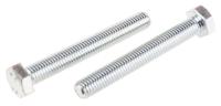917-2965 RS PRO Bright Zinc Plated Steel, Hex Bolt, M12 x 90mm