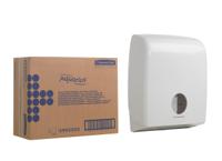 6990 Aquarius White Toilet Paper Dispenser