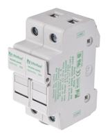 lphv0002z Littelfuse 30A Rail Mount Fuse Holder for 10 x 38mm Fuse, 2P, 1kV