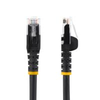 n6lpatch2mbk StarTech.com, 2m Cat6, Black RJ45 to Male RJ45 Male, U/UTP Unshielded, Terminated LSZH Sheath