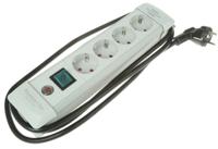 1955540100 brennenstuhl 1.8m 4 Socket Type F - German Schuko Extension Lead, 230 V, IP20