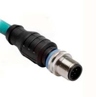 rss-rj45s-841-10m Turck, 10m Cat5e, Teal M12 to Female RJ45 Male, Terminated TPE Sheath