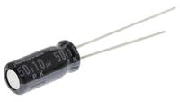 50pk10mefc5x11 Rubycon 10μF Aluminium Electrolytic Capacitor 50V dc, Radial, Through Hole - 50PK10MEFC5X11