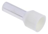 157-3931 RS PRO Insulated Crimp Bootlace Ferrule, 12mm Pin Length, 4.5mm Pin Diameter, 10mm² Wire Size, Ivory