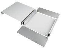 m5502110 METCASE Unicase Grey Aluminium Instrument Case, 250 x 260 x 90mm