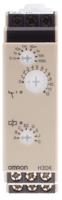 h3dk-m1a-dc12 Omron H3DK Series DIN Rail Mount Timer Relay, 12V dc, 1-Contact, 0.1 s → 1200 h, SPDT