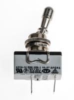 631h2-1v APEM Toggle Switch, Panel Mount, On-Off, SPST, Tab Terminal