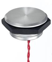 pbam1af0002 APEM Piezo Switch, Momentary, 1NO, IP68, IP69K, Flying Lead, 1 A, -40 → +75°C Natural