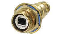 rjftv2pe1n Amphenol Socapex Female Ethernet Connector, Flange Mount, Cat5e 1 Port 8 -Way
