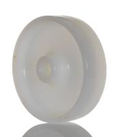 4021 LAG White Polyamide Hygienic, Low Rolling Resistance, Non-Marking Trolley Wheel, 150kg