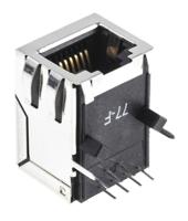 si-60002-f Bel-Stewart MagJack Series Female RJ45 Connector, Through Hole, STP Shield Straight 8P4C -Way
