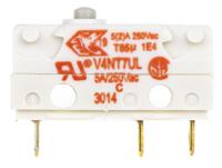 42394 Saia-Burgess Plunger Micro Switch, Solder Terminal, SPDT, IP40