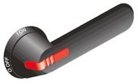 ohb95j12e011-1sca022621r0760 ABB Black Rotary Handle