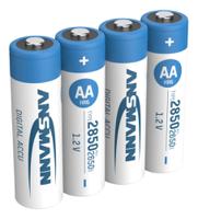 5035092 Ansmann AA NiMH Rechargeable AA Batteries, 2.85Ah, 1.2V - Pack of 4