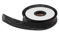 408-287 RS PRO Expandable Braided PET Black Cable Sleeve, 40mm Diameter, 10m Length