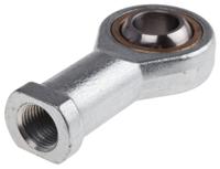 303-4040 RS PRO M16 x 1.5 Female Steel Rod End, 16mm Bore, 85mm Long, Metric Thread Standard, Female Connection Gender