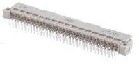 384241-384241-e ERNI 64 Way 2.54mm Pitch, Type B, 2 Row, Right Angle DIN 41612 Connector, Plug
