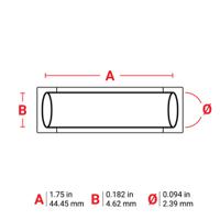 m7-094-175-342-yl PermaSleeve® Heat-Shrink Labels for M710
