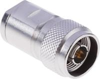 r161022000w Radiall, Plug Cable Mount N Connector, 50Ω, Clamp Termination, Straight Body