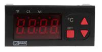 124-1055 RS PRO Panel Mount On/Off Temperature Controller, 77 x 35mm 1 Input, 2 Output Relay, 24 V ac/dc Supply Voltage