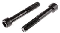 275-383 RS PRO Black, Self-Colour Steel Hex Socket Cap Screw, DIN 912, M16 x 100mm
