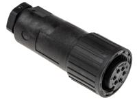 932458100-cm-06-ea-14s-6-s Hirschmann, CM 6 Way Cable Mount MIL Spec Circular Connector Plug, Socket Contacts, Screw Coupling, MIL-DTL-5015