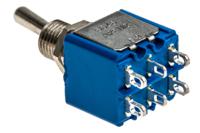 5646a APEM Toggle Switch, Panel Mount, On-On, DPST, Solder Terminal