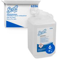 6336 SCOTT Unscented  Hand Soap Hydrating, Moisturising with Anti-Bacterial Properties - 1 L Cassette