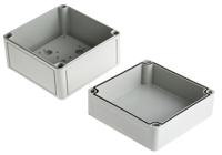 11090501 Spelsberg TK PS Series Grey Polystyrene Enclosure, IP66, Grey Lid, 130 x 130 x 99mm