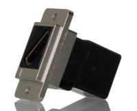267-1276 RS PRO 29 mm x 35.5 mm x 19 mm 1 Way Female to Female Feedthrough HDMI Connector 40 V ac