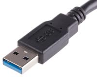 122-3034 RS PRO USB 3.0, Female USB A to Male USB A