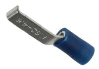 270-7604 RS PRO Hooked Insulated Crimp Blade Terminal 17.4mm Blade Length, 1.5mm² to 2.5mm², 16AWG to 14AWG, Blue