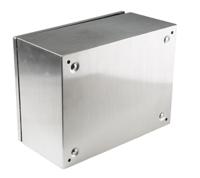 842-8383 RS PRO 304 Stainless Steel Wall Box, IP66, 300 mm x 400 mm x 200mm