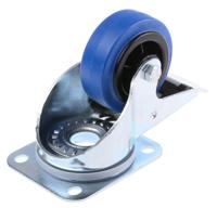 3477pir080p62 Tente Braked Swivel Castor Wheel, 70kg Capacity, 80mm Wheel