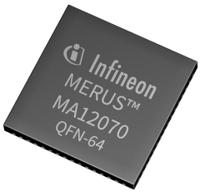ma12070xuma1 Infineon,160W, 64-Pin QFN 64 pins MA12070XUMA1