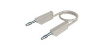 934061107 Hirschmann Test & Measurement Test Probes, 32A, 60V dc, White, 50cm Lead Length