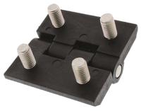 283-4108 Steinbach & Vollman PC Butt Hinge, Bolt-on Fixing, 60mm x 60mm x 8mm