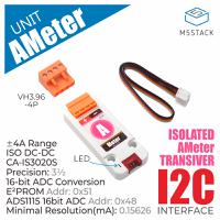 u086 M5Stack U086 Ammeter Unit for use with M5StickC, M5StickV, M5 Core